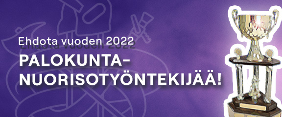 Ehdota vuoden 2022 palokuntanuorisotyöntekijää 19.3.2023 mennessä